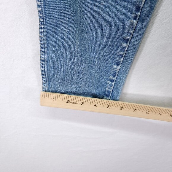 Amo Tomboy Jeans Womens 25 Charmer Blue Button Fly Denim Straight Leg Cotton - Picture 11 of 14